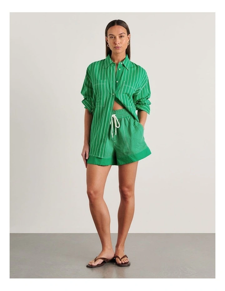 Gigi Stripe Pull On Short image 4
