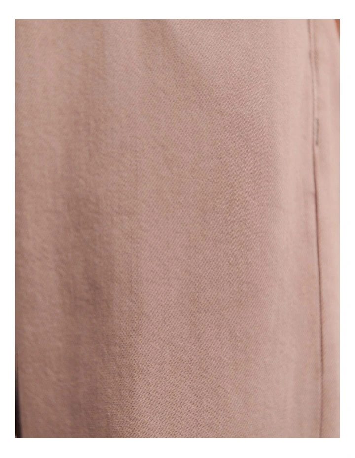 Loe Denim Pull On Short in Brown image 7