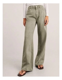 Loe Mid Rise Straight Jean