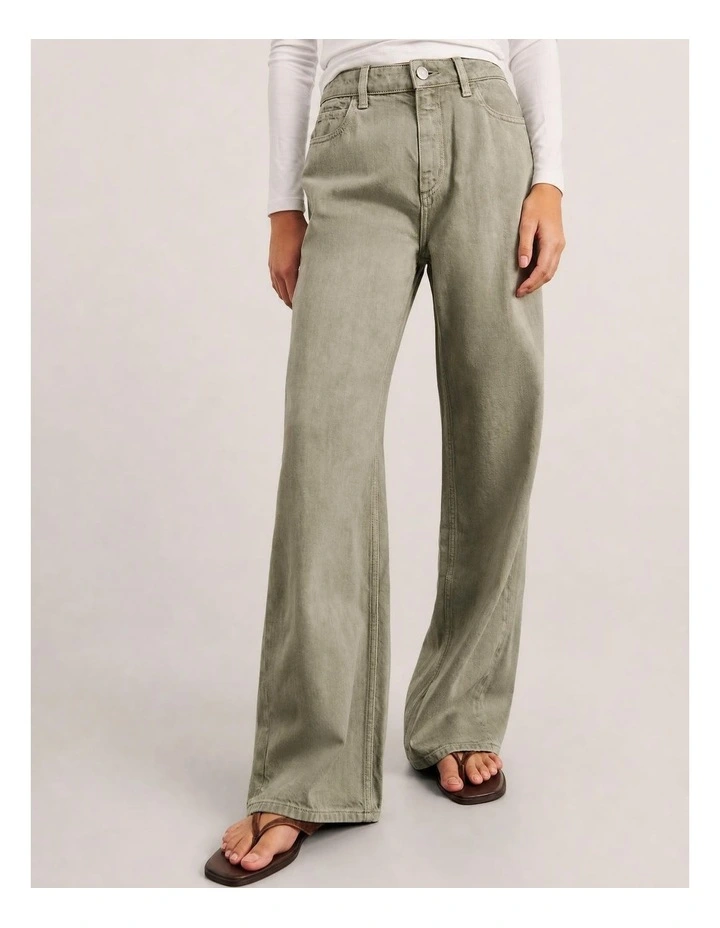 Loe Mid Rise Straight Jean image 1