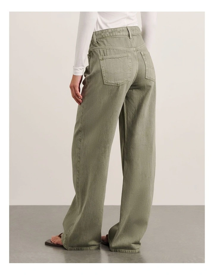 Loe Mid Rise Straight Jean image 2