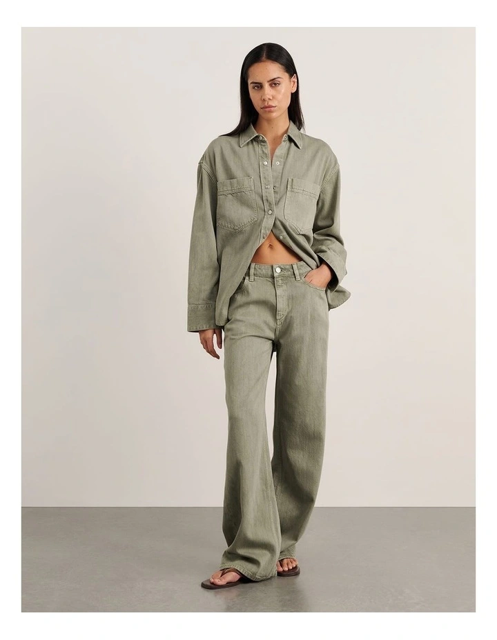 Loe Mid Rise Straight Jean image 4
