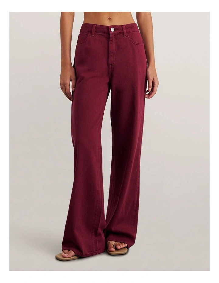 Loe Mid Rise Straight Jean image 1