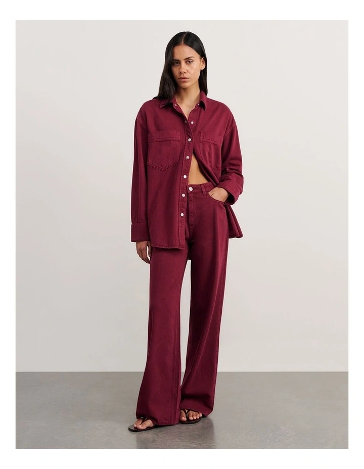 Loe Mid Rise Straight Jean image 4