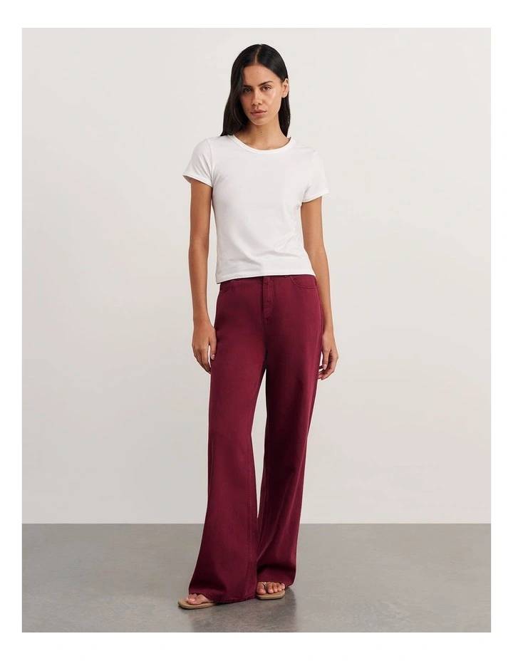 Loe Mid Rise Straight Jean image 6