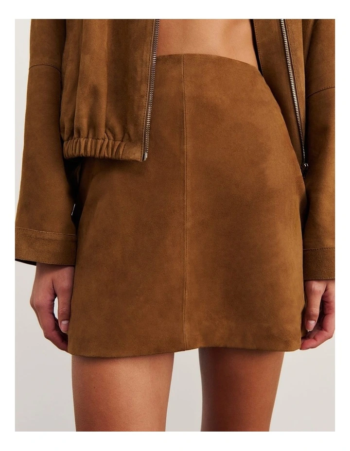 Ophelia Suede Mini Skirt image 1