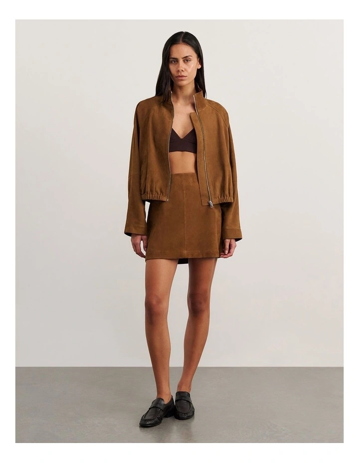 Ophelia Suede Mini Skirt image 4