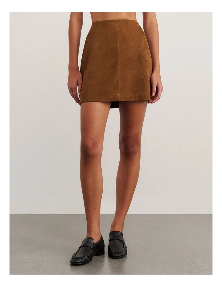 Ophelia Suede Mini Skirt image 5