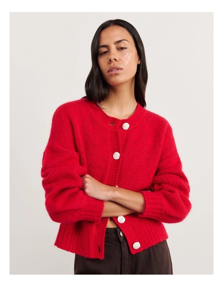 Lily Fluffy Knit Cardigan image 1