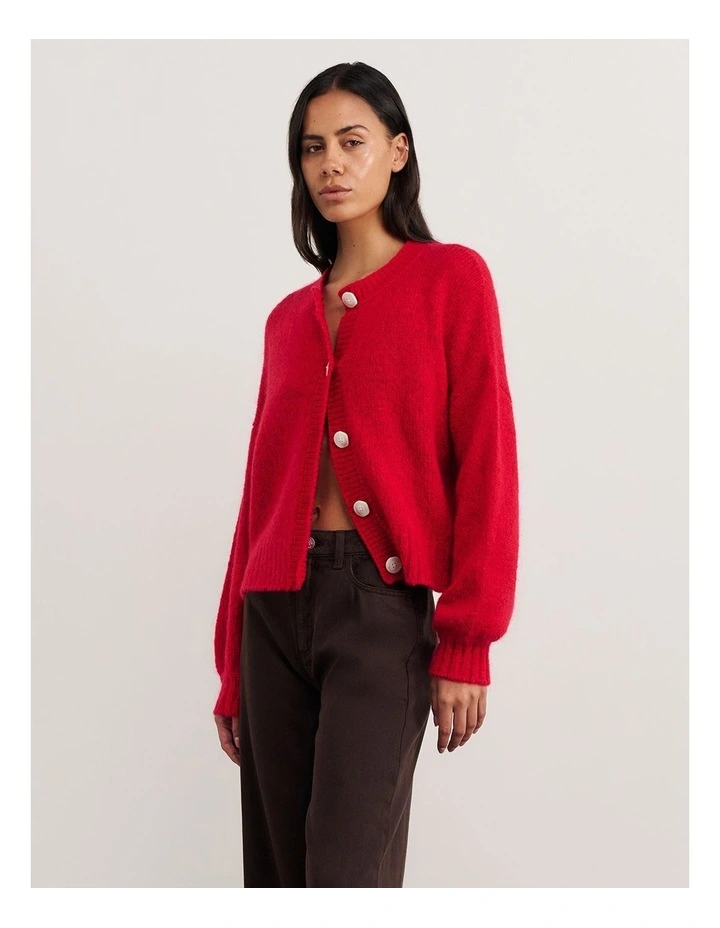 Lily Fluffy Knit Cardigan image 3