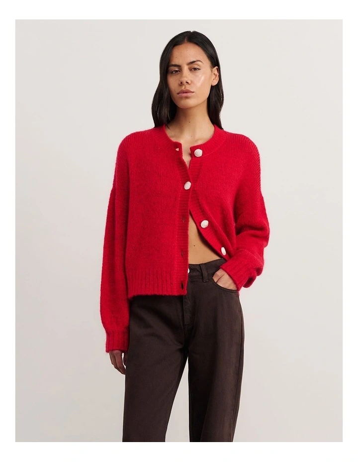 Lily Fluffy Knit Cardigan image 4