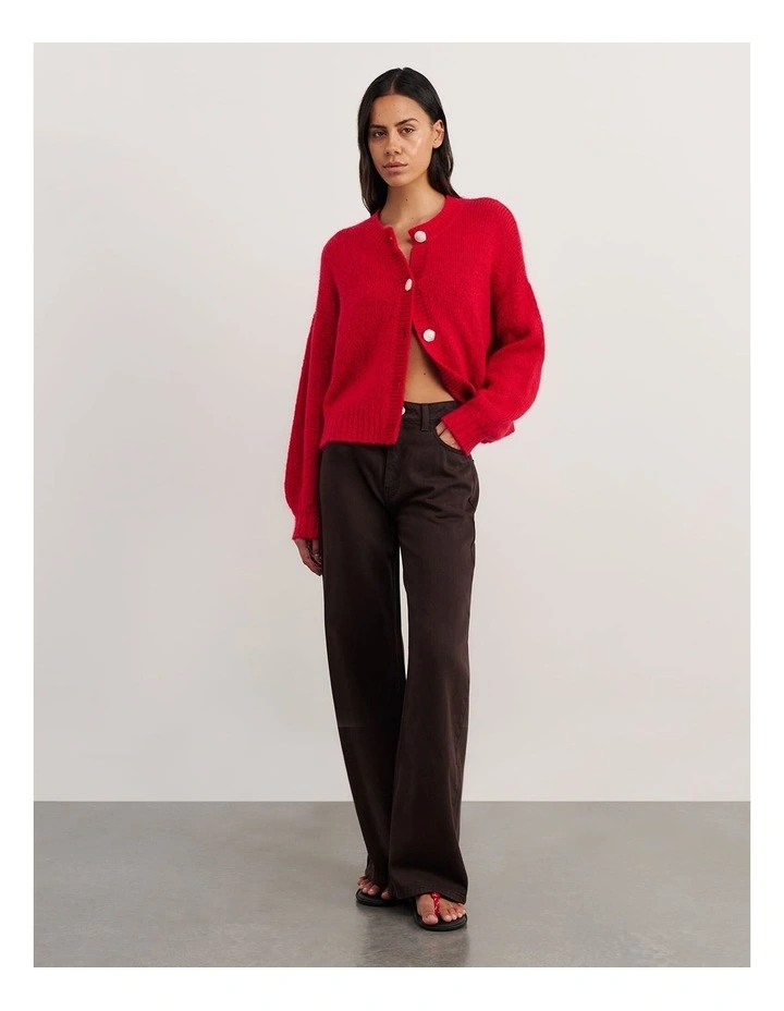 Lily Fluffy Knit Cardigan image 5