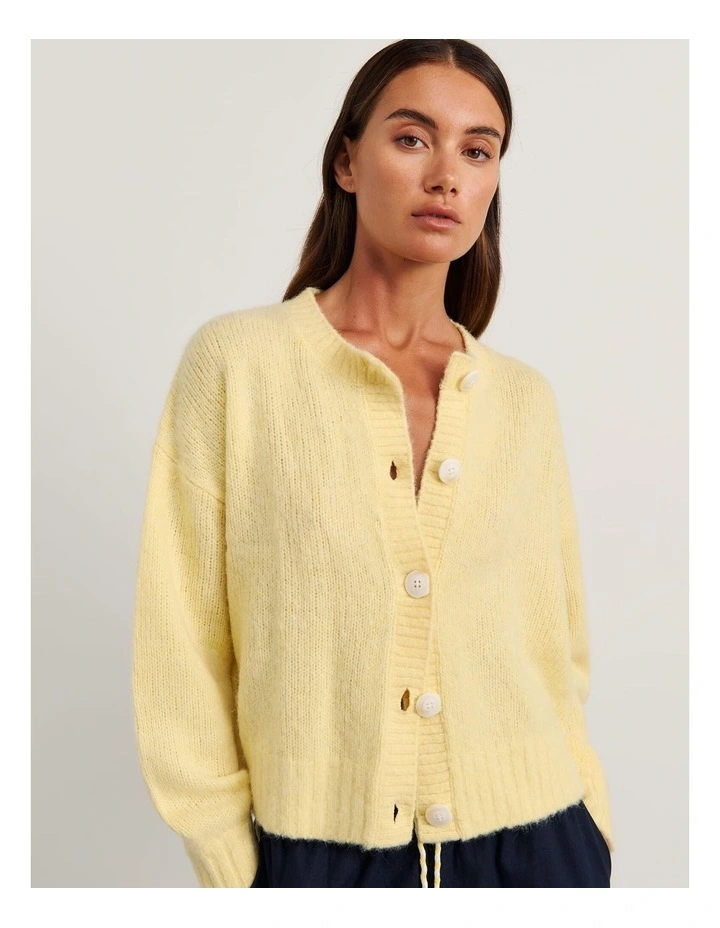 Lily Cardigan in Yellow image 1