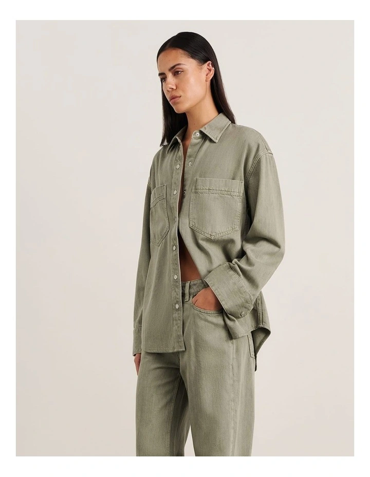 Loe Denim Shacket image 3