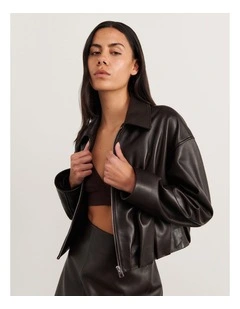 Leather Bomber