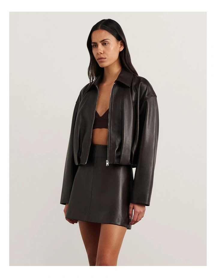 Leather Bomber image 3