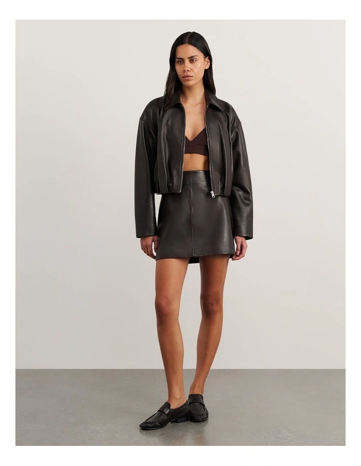 Leather Bomber image 4