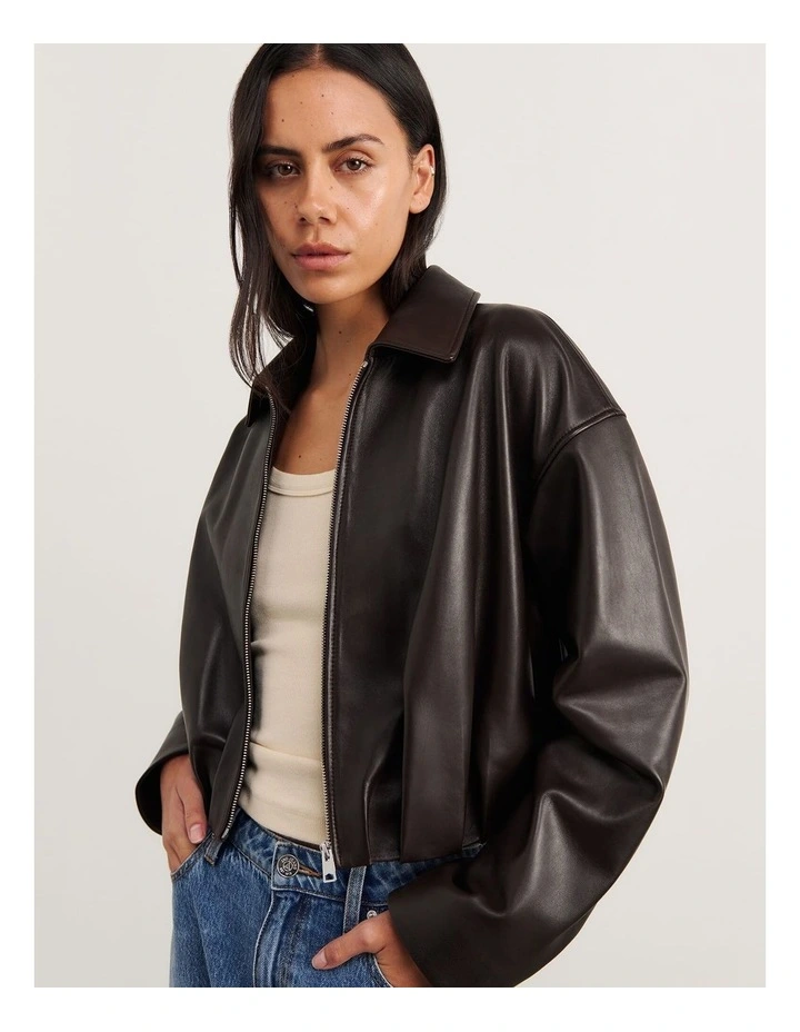 Leather Bomber image 6