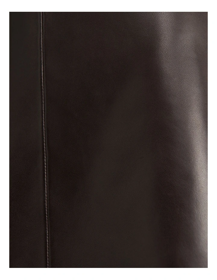 Leather Mini Skirt image 6
