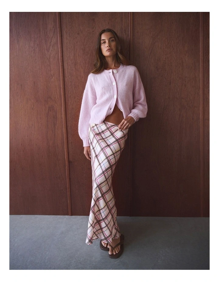 Painterly Bias Skirt in Multi image 4