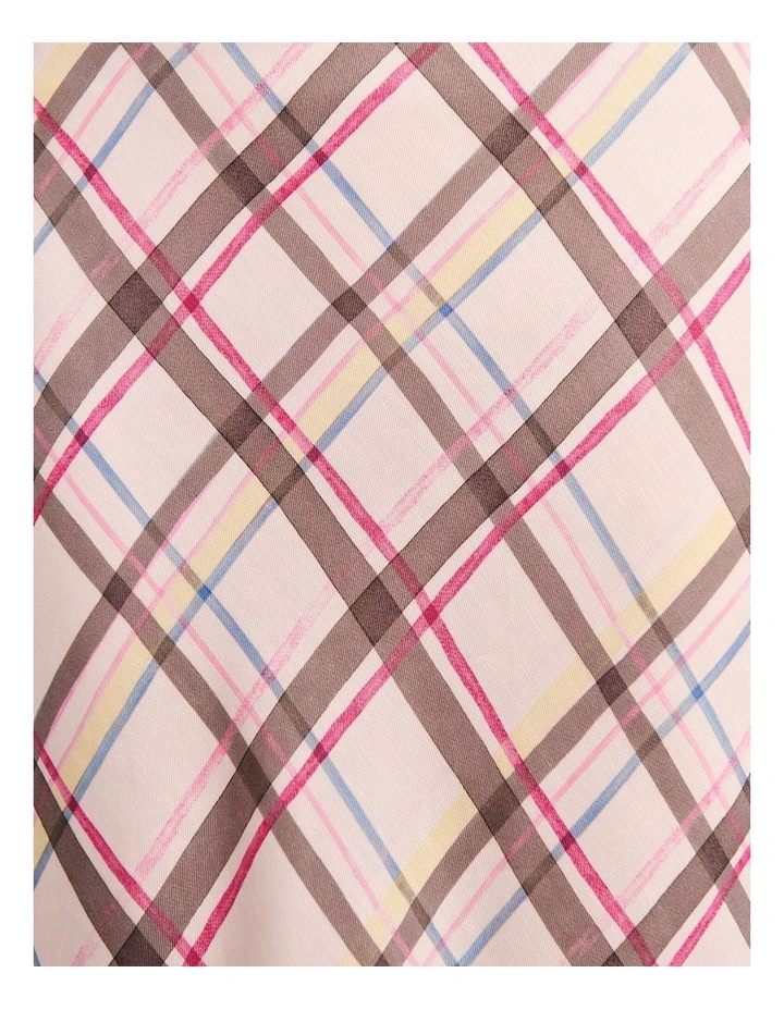 Painterly Bias Skirt in Multi image 7