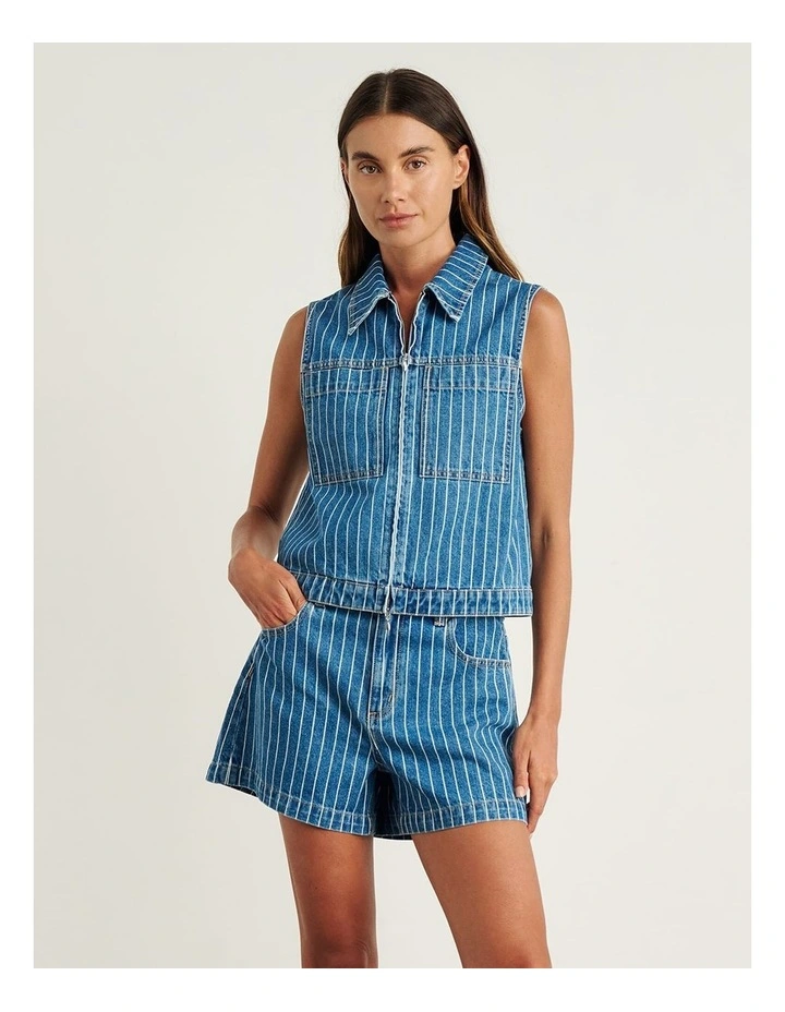 Carrie Vest in Blue image 4