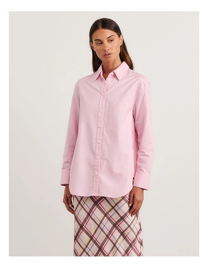 Oxford Shirt in Pink image 5
