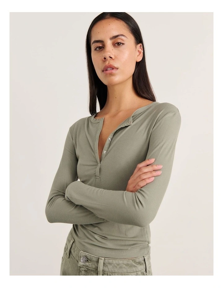 Celina Henley Top image 3