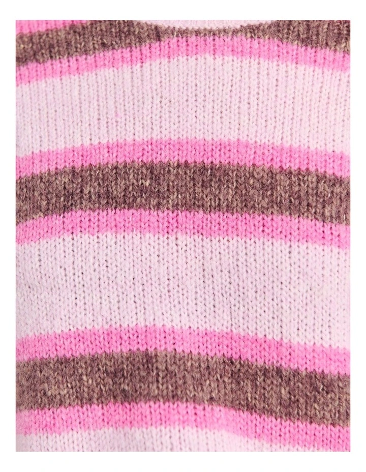 Lily Crew Sweater in Pink image 6