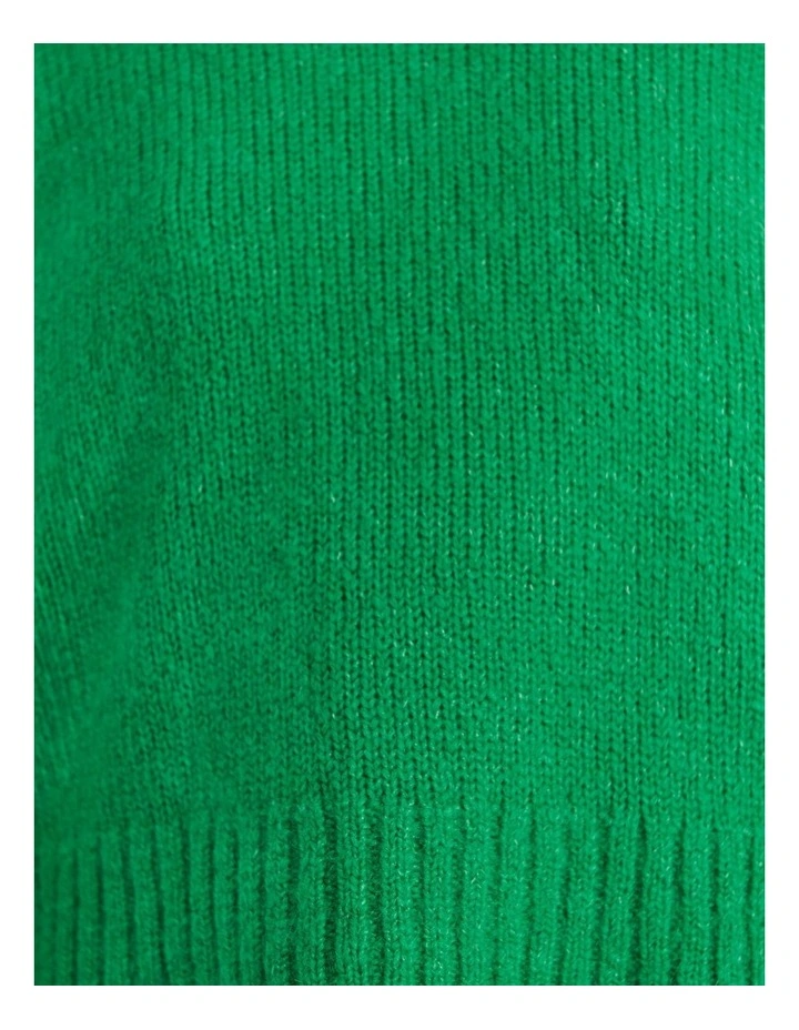 Lily Crew Sweater in Bright Green image 6