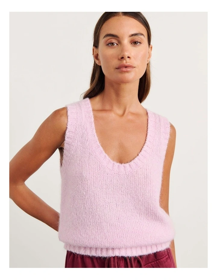 Lily Vest in Pink image 1