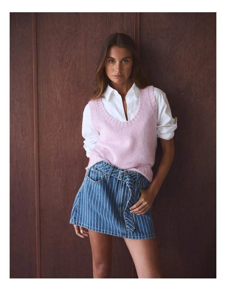 Lily Vest in Pink image 7