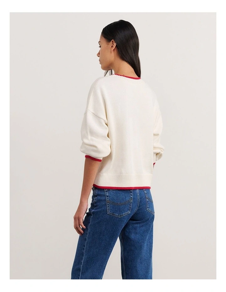 Gia Crew Knit image 2