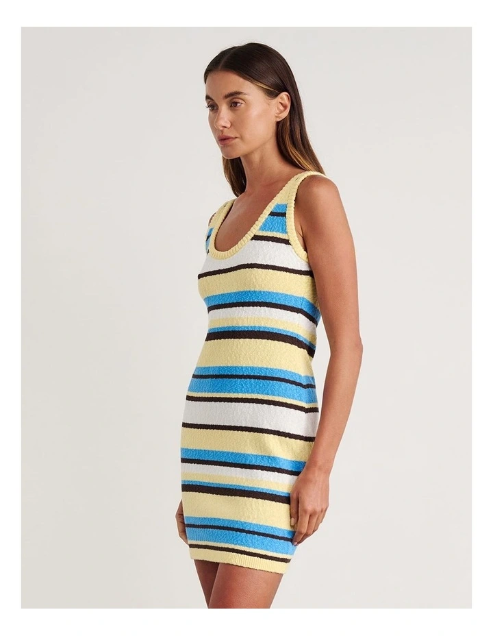 Arden Knit Mini Dress in Multi image 3