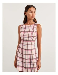 Painterly Mini Dress in Multi