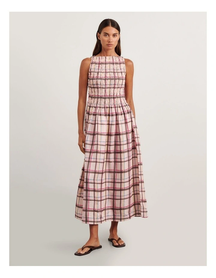 Painterly Dress in Multi image 1