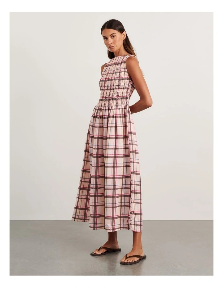 Painterly Dress in Multi image 3