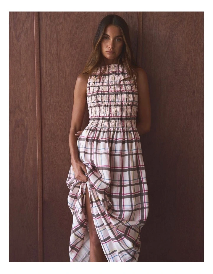 Painterly Dress in Multi image 4