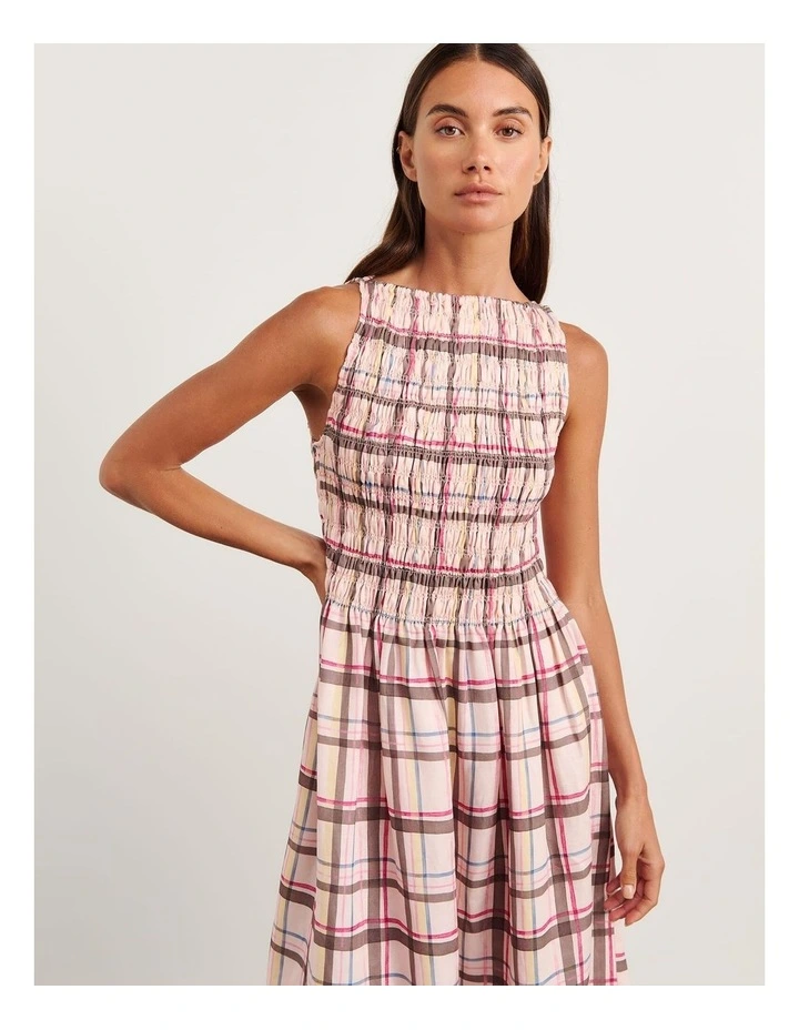 Painterly Dress in Multi image 5