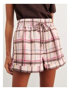 Painterly Gigi Short in Pink