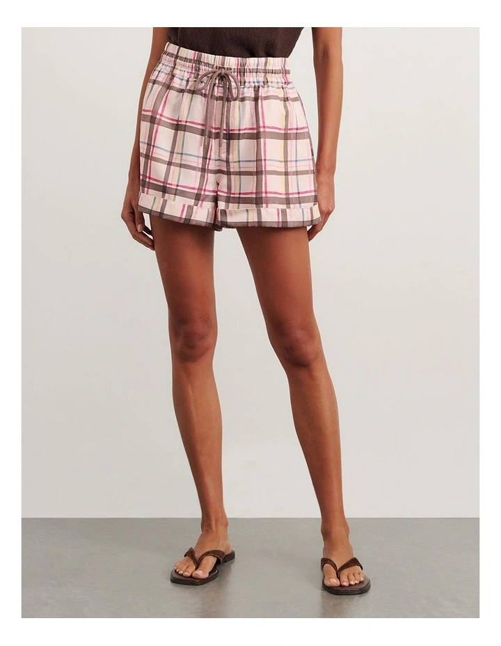 Painterly Gigi Short in Pink image 4