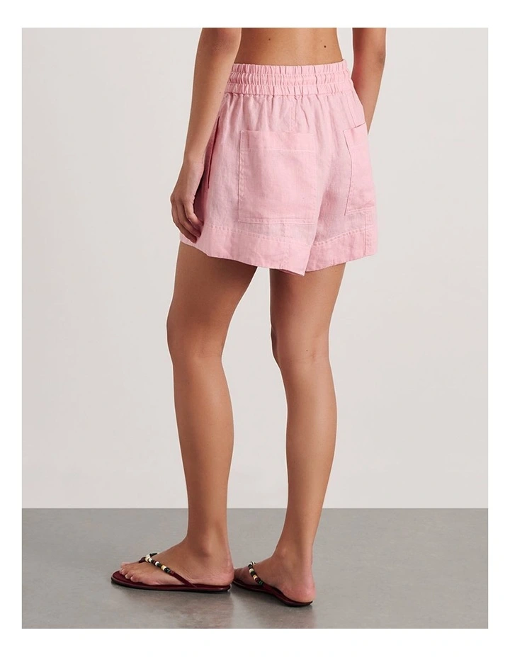 Gigi Linen Pull On Short image 2