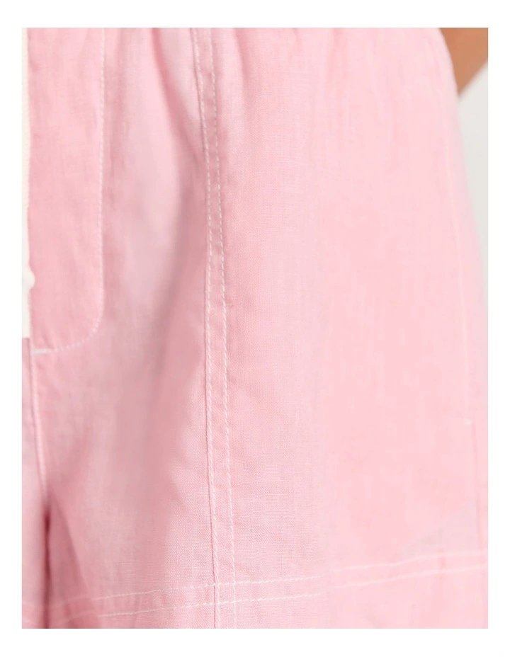 Gigi Linen Pull On Short image 7