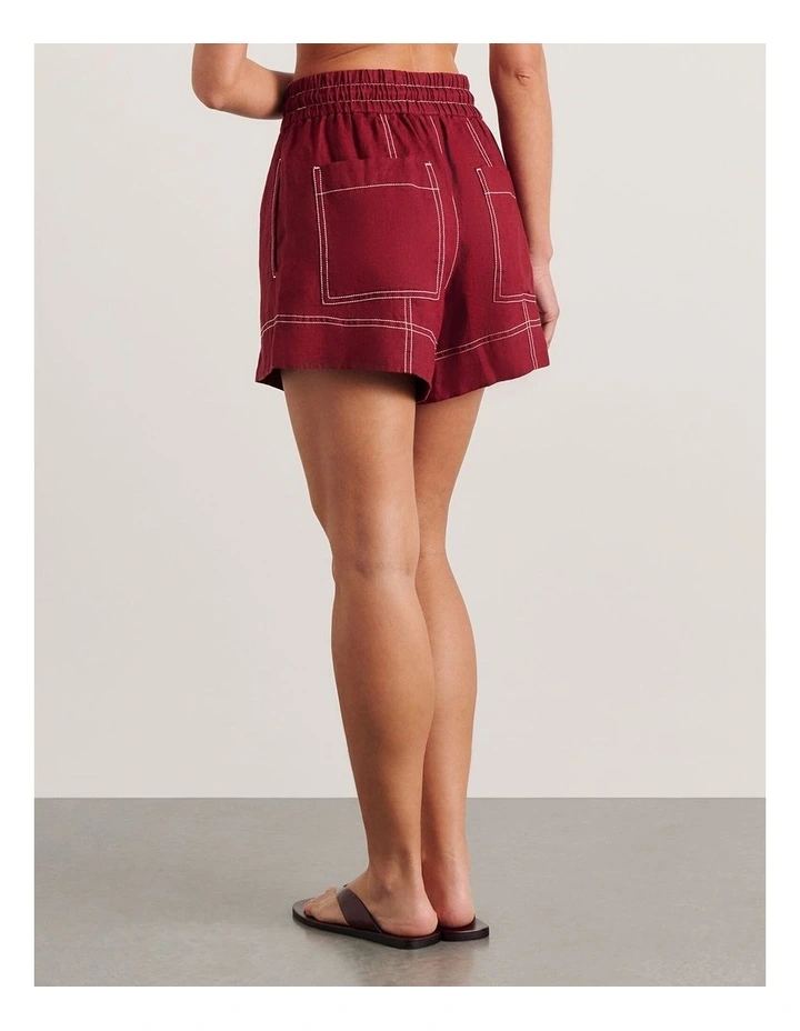 Gigi Linen Pull On Short image 2