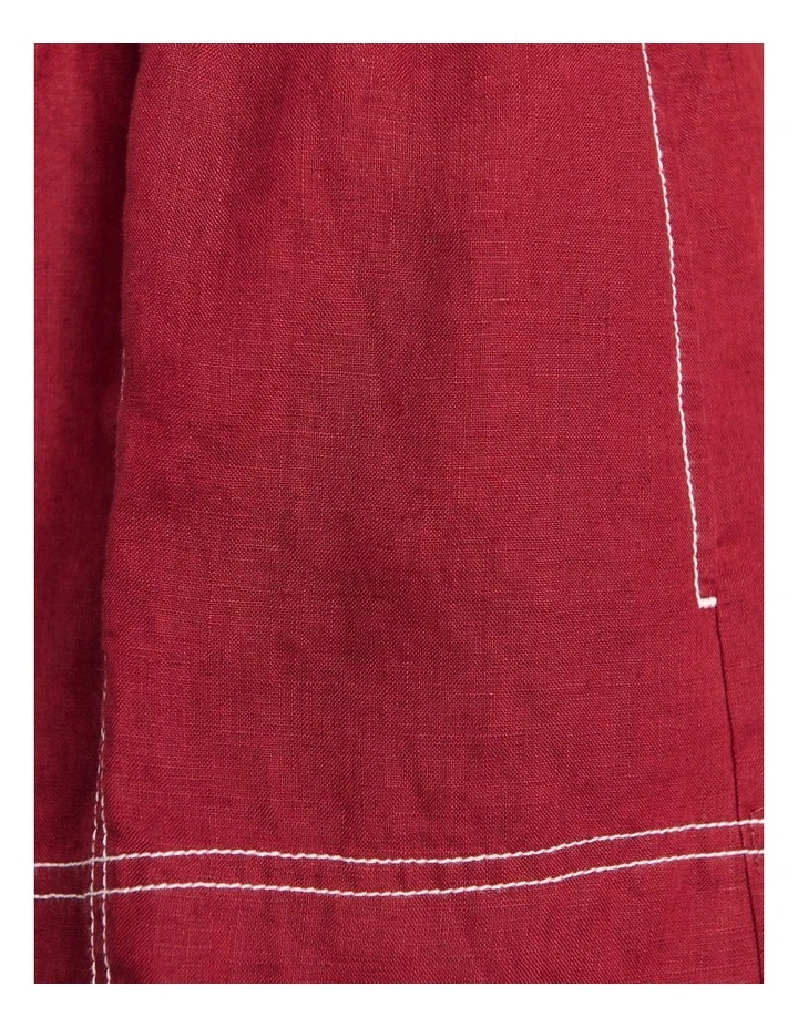 Gigi Linen Pull On Short image 7