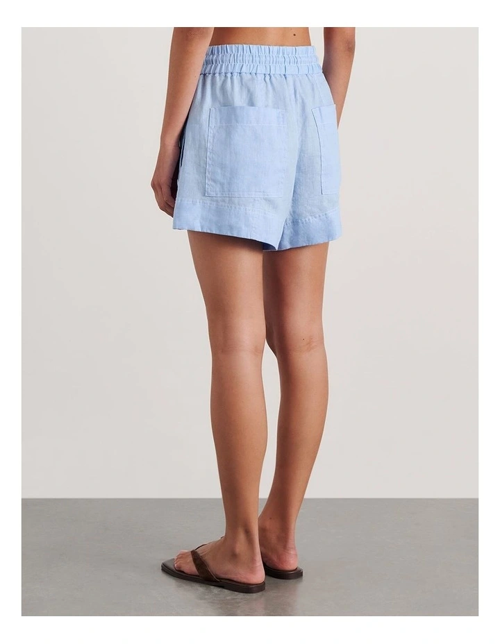 Gigi Linen Pull On Short image 2
