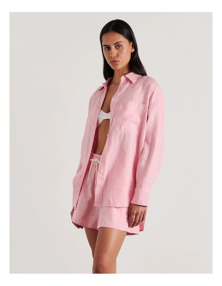 Gigi Linen Relaxed Shirt image 3