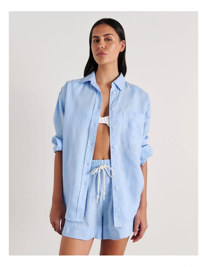 Gigi Linen Relaxed Shirt image 5