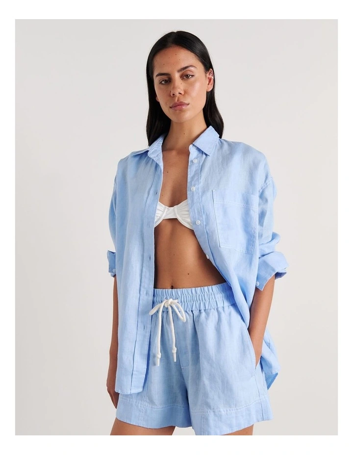 Gigi Linen Relaxed Shirt image 6