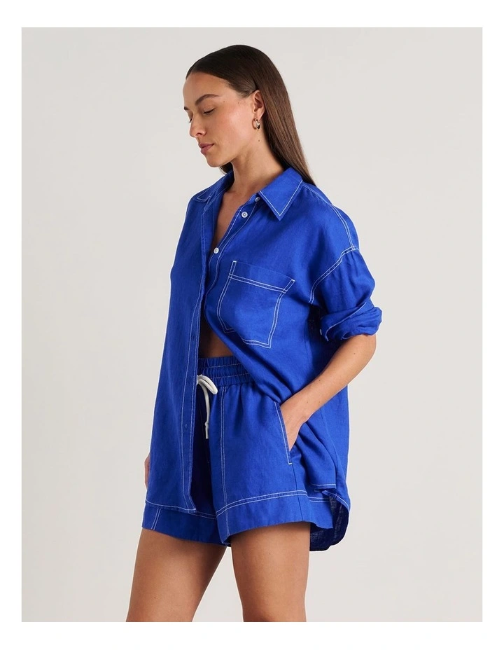 Gigi Linen Relaxed Shirt image 3